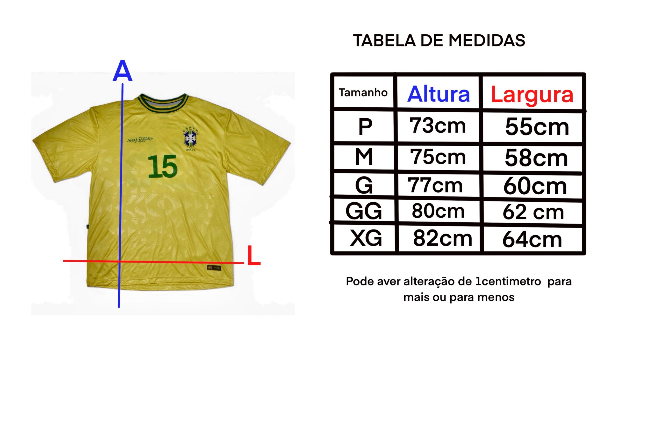 Camisa oversize da seleção Brasileira ilegal style - Imagem 8